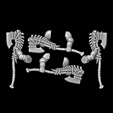 Two Handed Bone Axes - Set of 4