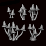 Pointy Mushrooms