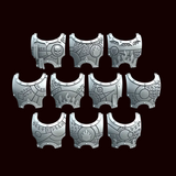 Legio Bibliotheca M3 Torso Covers - Chaotic Writing - Set of 10