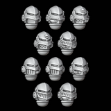 Sallet Helmets - Set of 10