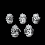 Legio Templaris Crusader Heads - Set of 5