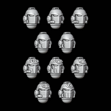 Mongolian / Asian Style Helmets - Set of 10