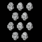 Legio Fenris Viking / Dwarven Style Helmets - Set of 10