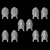 Legio Sanguine Ornate Terminator Shin Plates - Set of 5