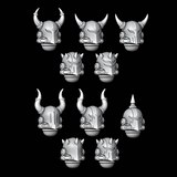 Horned Legio Decadence Helmets - Set of 10