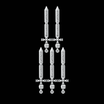 Aeturnum Power Swords - Set of 5 - Left Handed - Archies Forge