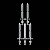 Aeturnum Power Swords - Set of 5 - Left Handed - Archies Forge