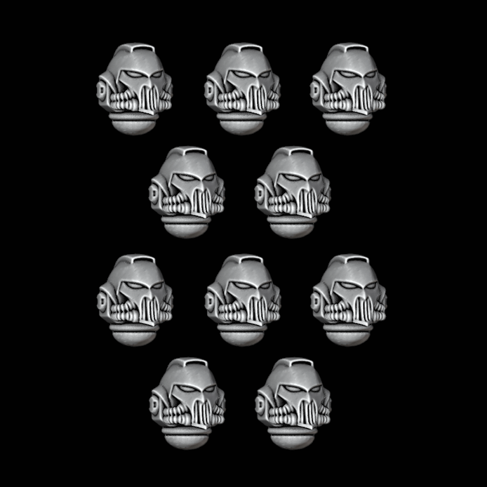 Aggressive Grill Helmets - Set of 10 - Archies Forge