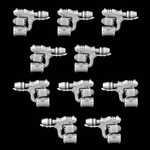 Alchemical Flamer Pistols - Set of 10 - Archies Forge