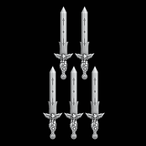 Angel Power Swords - Set of 5 - Left Handed - Archies Forge