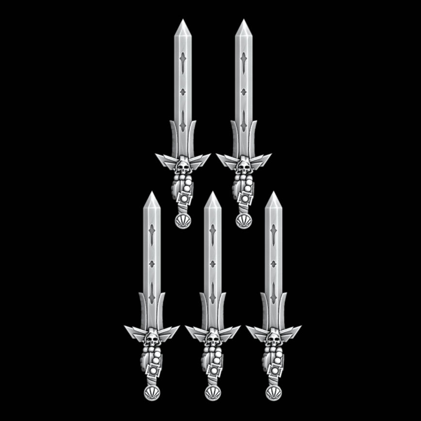 Angel Power Swords - Set of 5 - Left Handed - Archies Forge
