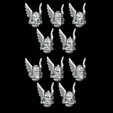 Assorted Winged Helmets - Set of 10 - Archies Forge