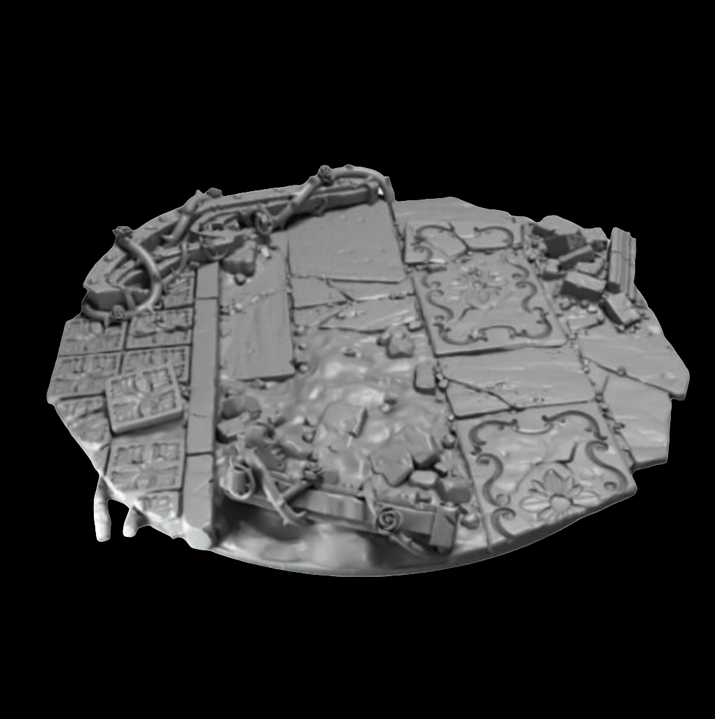 Base Topper - 90mm - Design 3 - Archies Forge