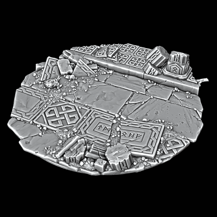 Base Topper - 90mm - Design 4 - Archies Forge