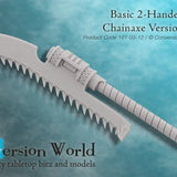 Basic 2 - Handed Chainaxe Version 1 - Archies Forge
