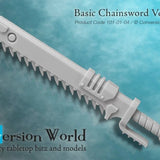 Basic Chainsword Version 1 X 1 - Archies Forge