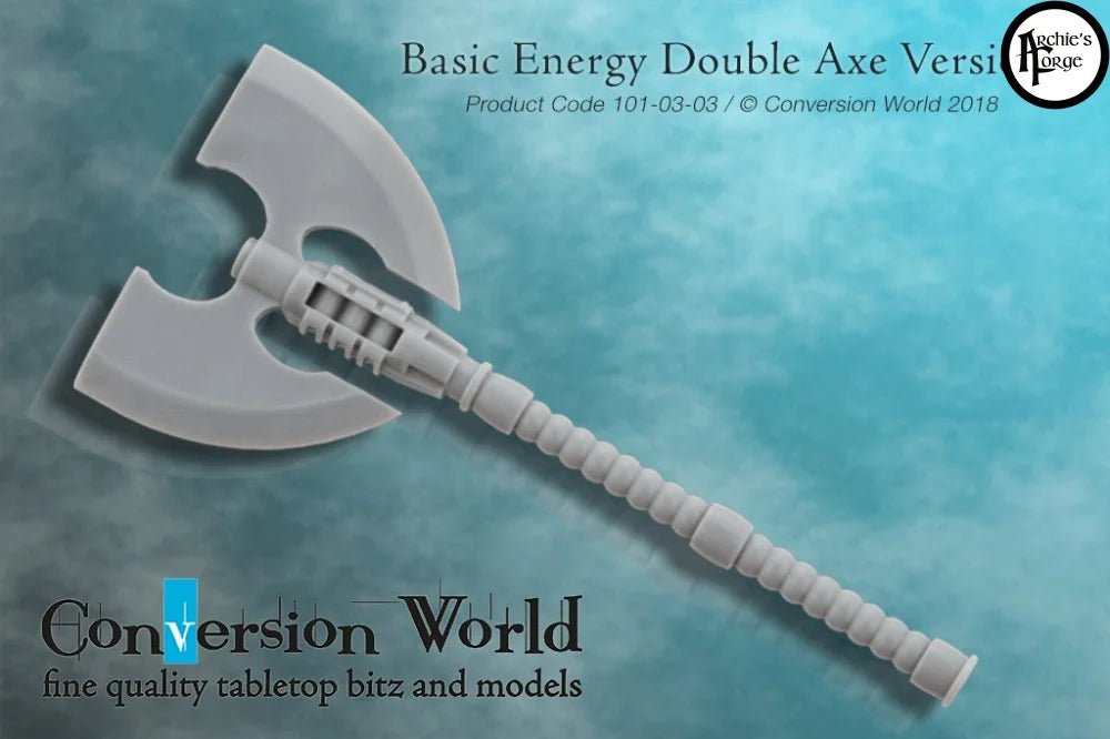 Basic Energy Double Axe Version 1 - Archies Forge