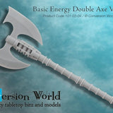 Basic Energy Double Axe Version 2 - Archies Forge