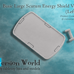 Basic Large Scutum Energy Shield Version 1 (Left Hand) X 1 - Archies Forge