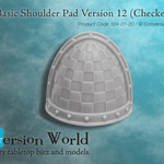 Basic Shoulder Pad Version 12 (Checkerboard) - Archies Forge