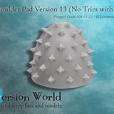 Basic Shoulder Pad Version 13 (No Trim with Spikes) - Archies Forge