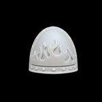 Basic Shoulder Pad Version 14 (Flames) - Archies Forge