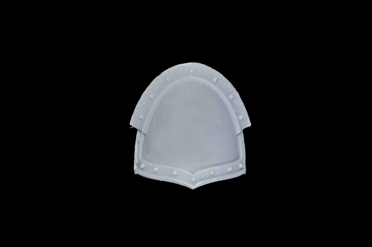Basic Shoulder Pad Version 16 (Rounded Trim u. Neck Guard) - Archies Forge