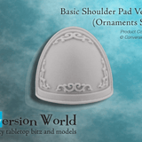Basic Shoulder Pad Version 2 (Ornaments Type A) - Archies Forge