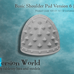 Basic Shoulder Pad Version 6 (Spikes) - Archies Forge