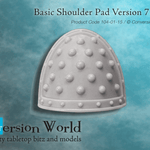 Basic Shoulder Pad Version 7 (Studs) - Archies Forge