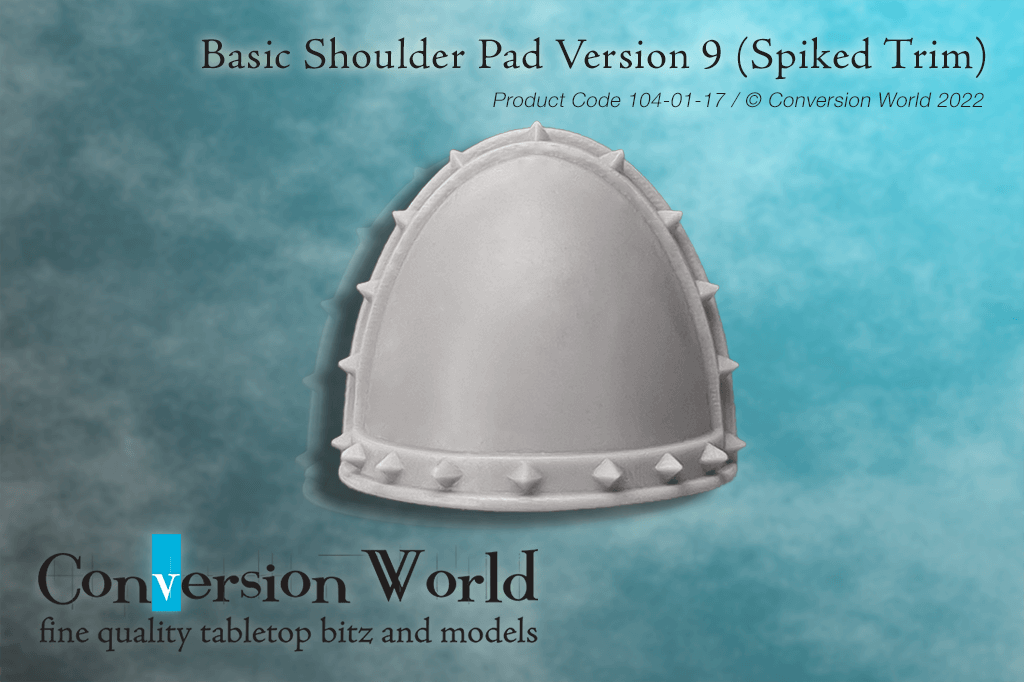 Basic Shoulder Pad Version 9 (Spiked Trim) - Archies Forge