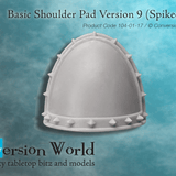 Basic Shoulder Pad Version 9 (Spiked Trim) - Archies Forge