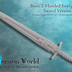 Basic Two - Handed Energy Gun Sword Version 1 - Archies Forge