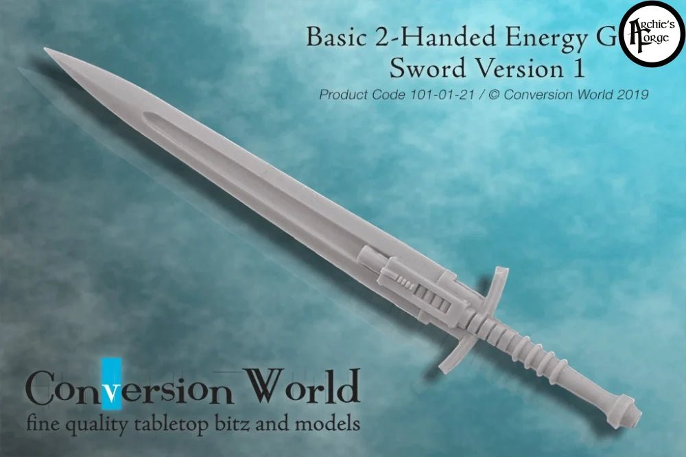 Basic Two - Handed Energy Gun Sword Version 1 - Archies Forge