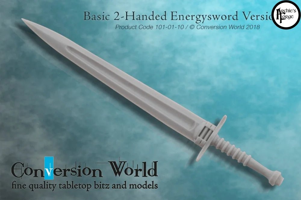 Basic Two - Handed Energy Sword Version 1 X 1 - Archies Forge