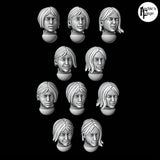 Battle Sisters Heads - Set of 10 - Archies Forge