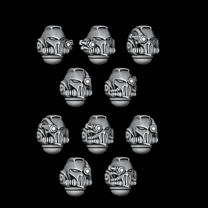 Bionic Aggressive Grill Helmets - Set of 10 - Archies Forge