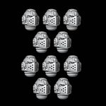 Blade Veteran Knight Helmets - Set of 10 - Archies Forge