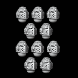 Blade Veteran Knight Helmets - Set of 10 - Archies Forge