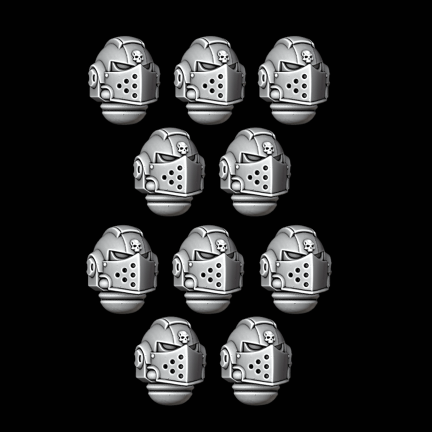 Blade Veteran Knight Helmets - Set of 10 - Archies Forge