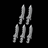 Chainswords - Legio Carcharodon - Set of 5 - Left Handed - Archies Forge