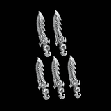 Chainswords - Legio Carcharodon - Set of 5 - Right Handed - Archies Forge