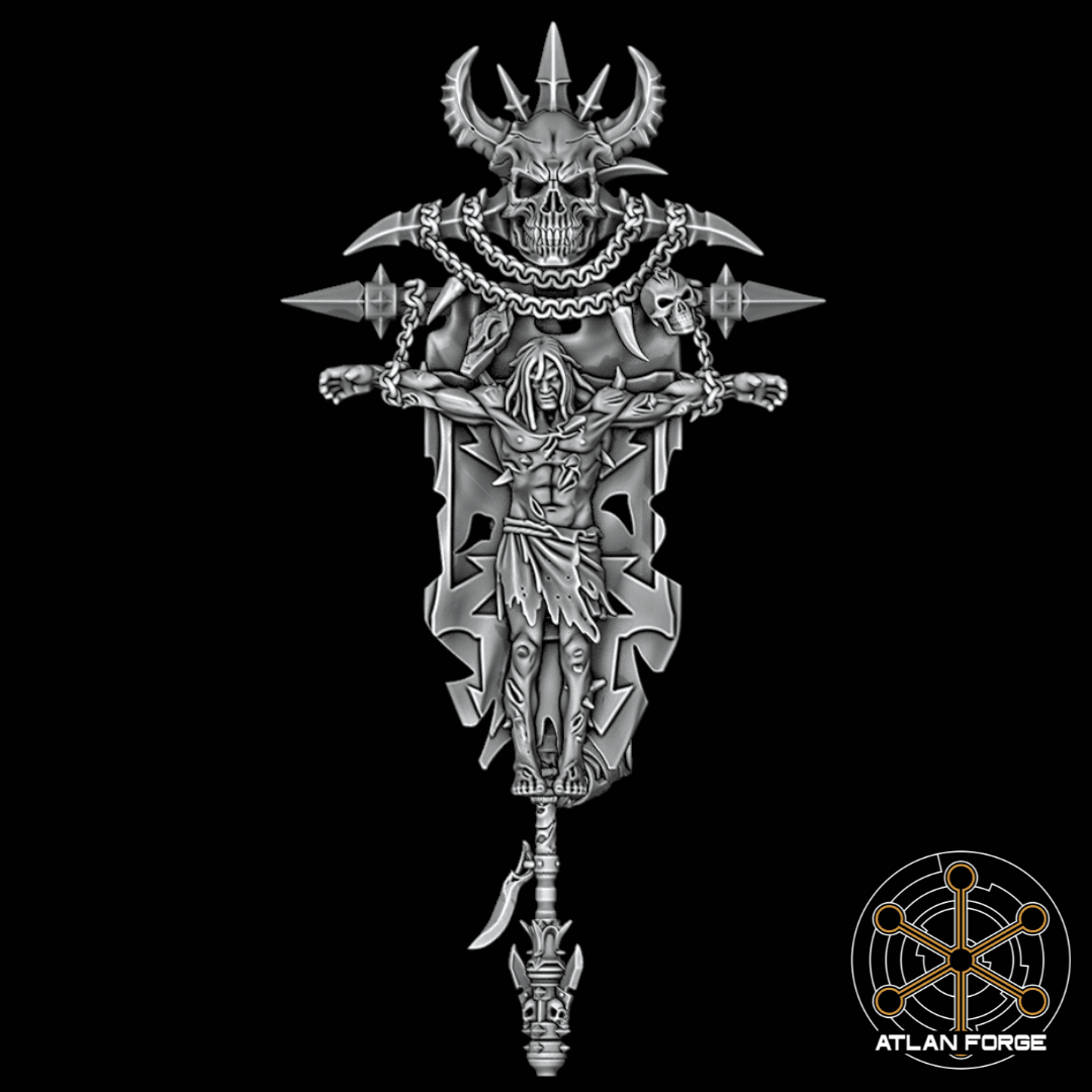 Chaotic Banner - Crucifixion - Archies Forge