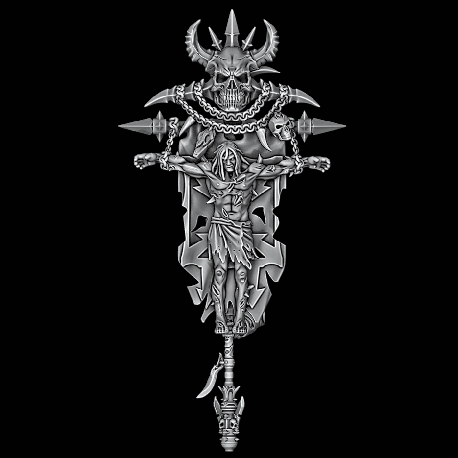 Chaotic Banner - Crucifixion - Archies Forge