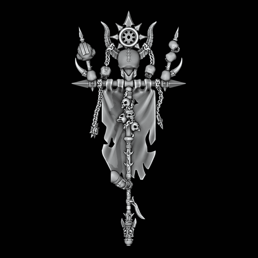 Chaotic Banner - Defeated Angel - Archies Forge