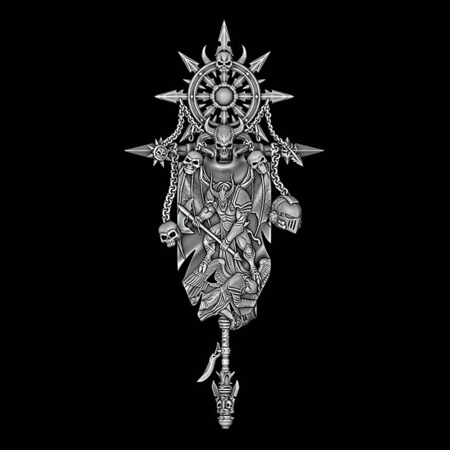 Chaotic Banner - Defeated Angel - Archies Forge