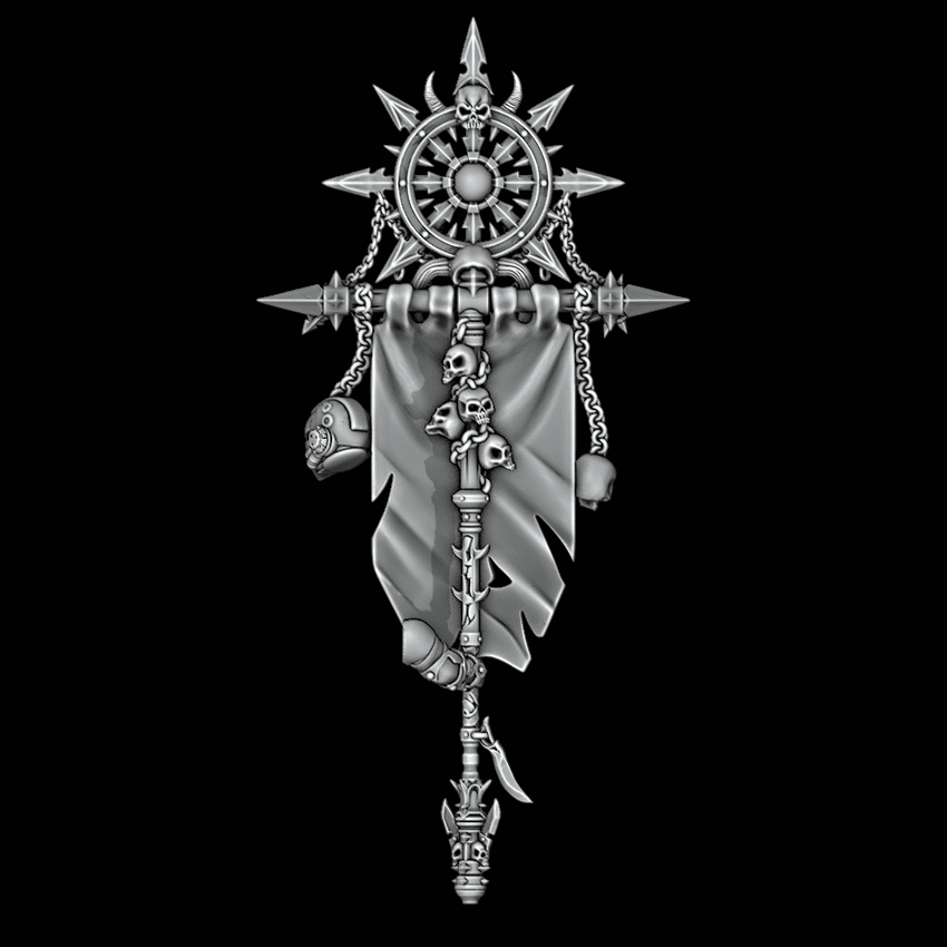 Chaotic Banner - Defeated Angel - Archies Forge