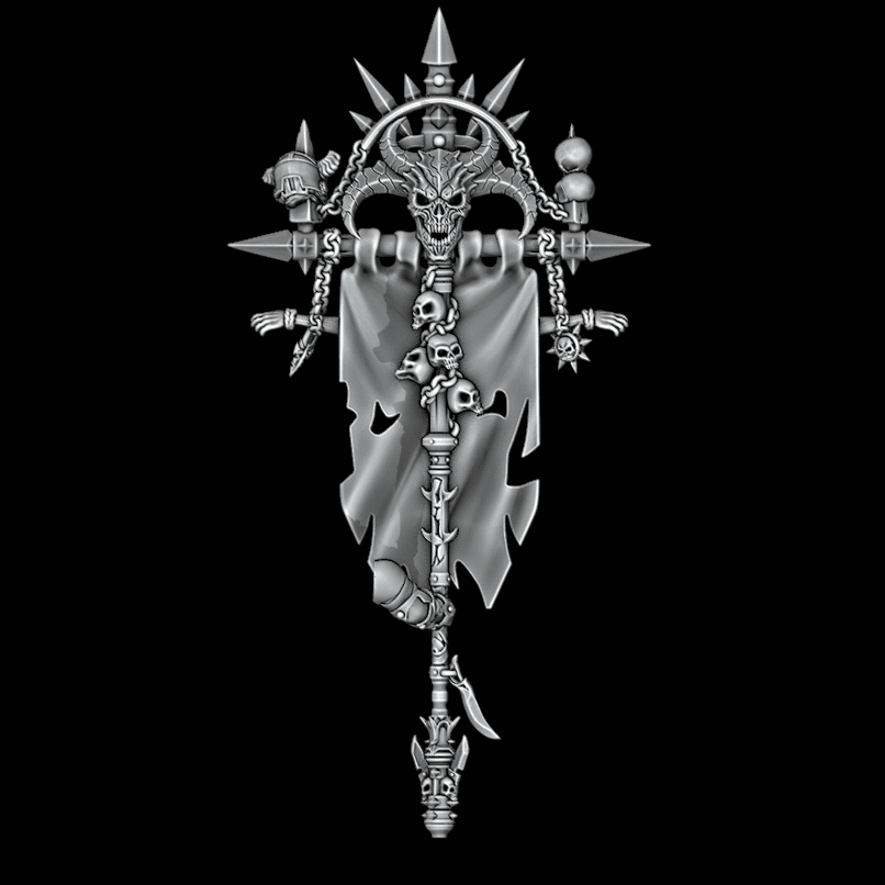 Chaotic Crucifixion Banner - Archies Forge