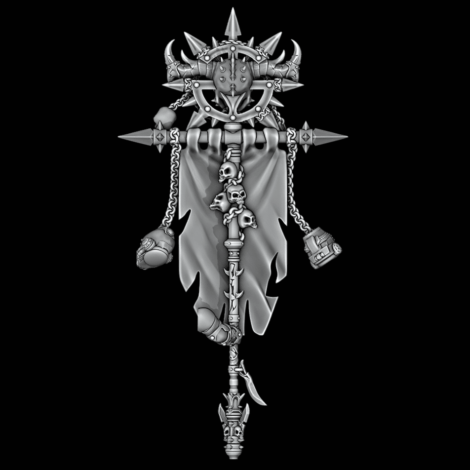 Chaotic Demon Banner - Archies Forge