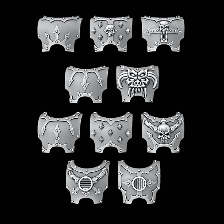 Chaotic Style M3 Torso Covers - Set of 10 - Archies Forge
